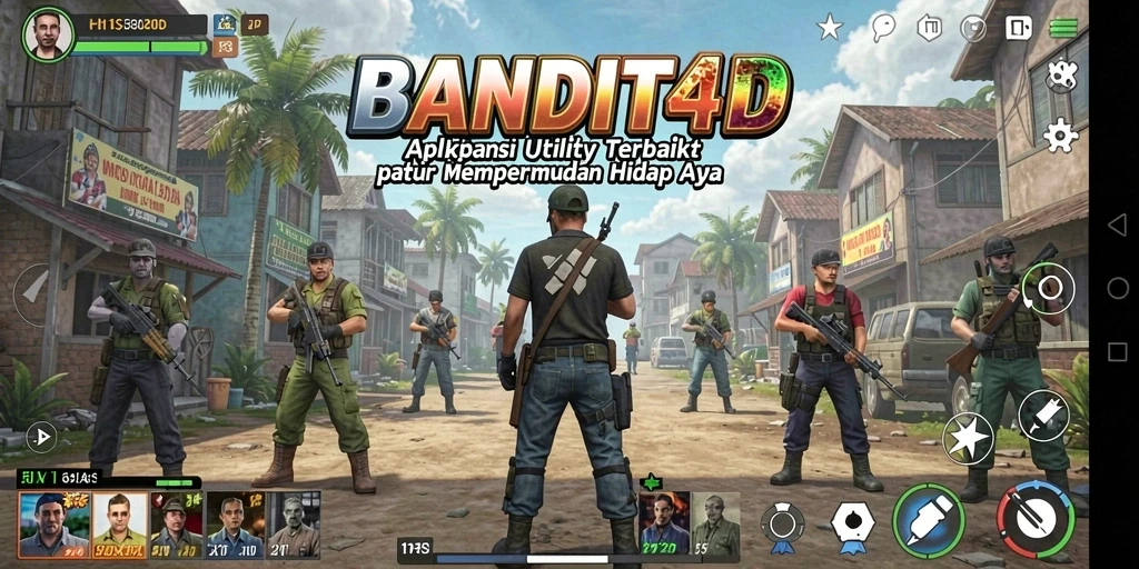 Tampilan antarmuka BANDIT4D yang memudahkan navigasi fitur Utility.