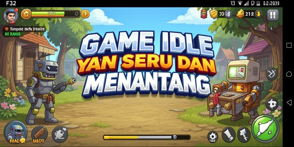 Tampilan gameplay F32 yang menawan dan adiktif.