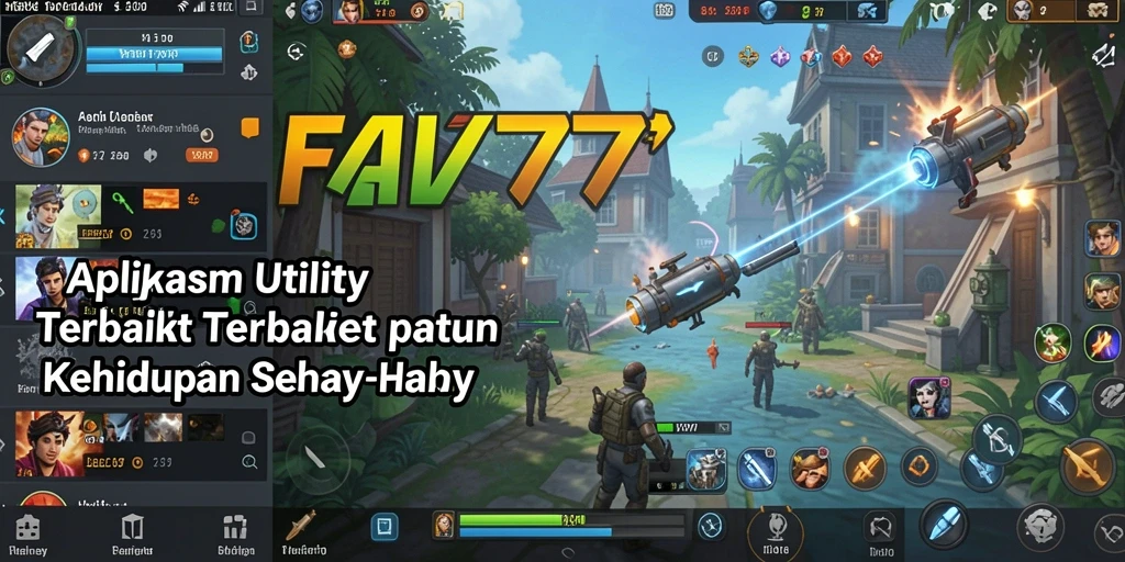 Tampilan antarmuka FAV77 yang sederhana dan fungsional.