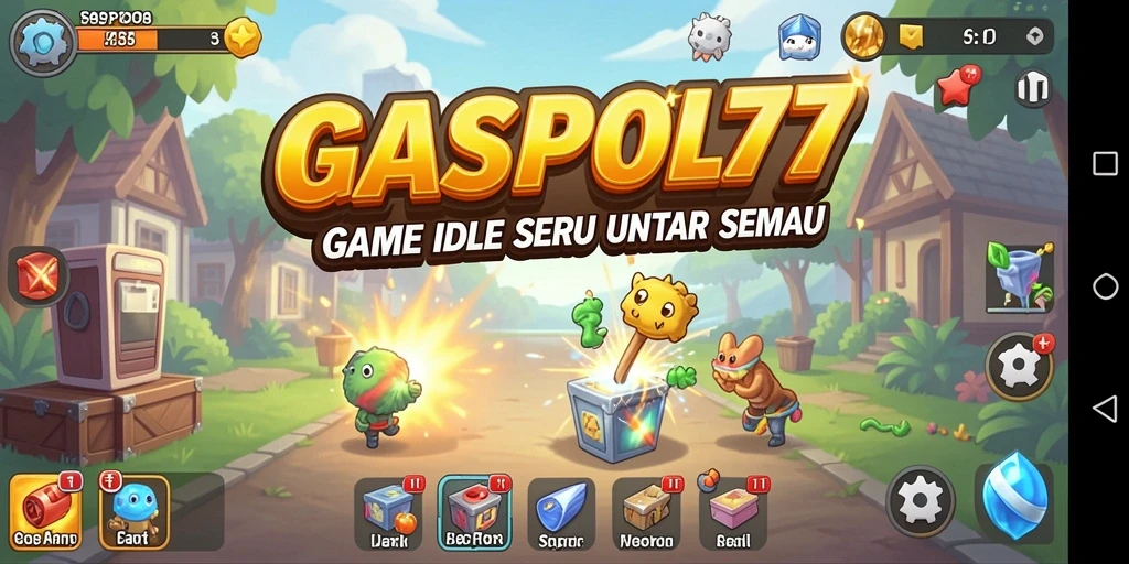 Tampilan gameplay GASPOL77 yang menawan dan penuh warna.