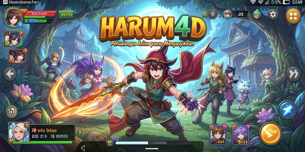 Tampilan gameplay HARUM4D yang memukau dan seru.