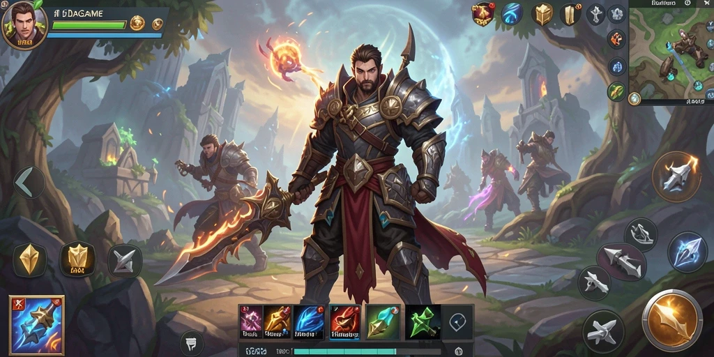 Tangkapan layar menampilkan aksi seru gameplay IDAGAME dalam petualangan ARPG.