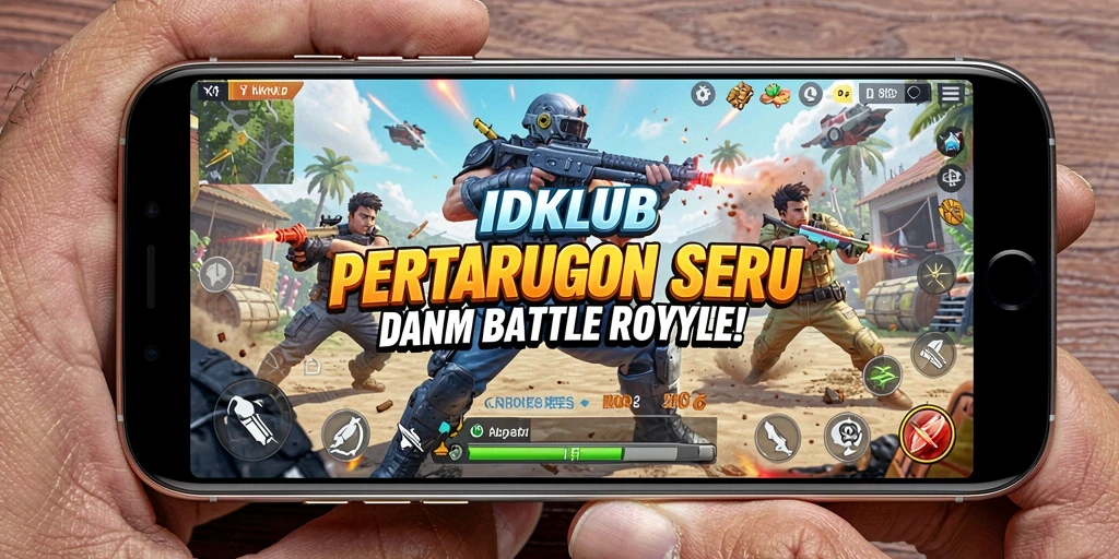 Gameplay seru di IDKLUB Battle Royale.