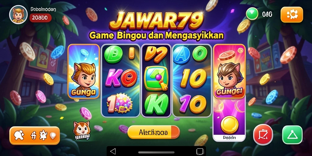 Tampilan gameplay seru dari JAWARA79 dalam permainan Bingo.