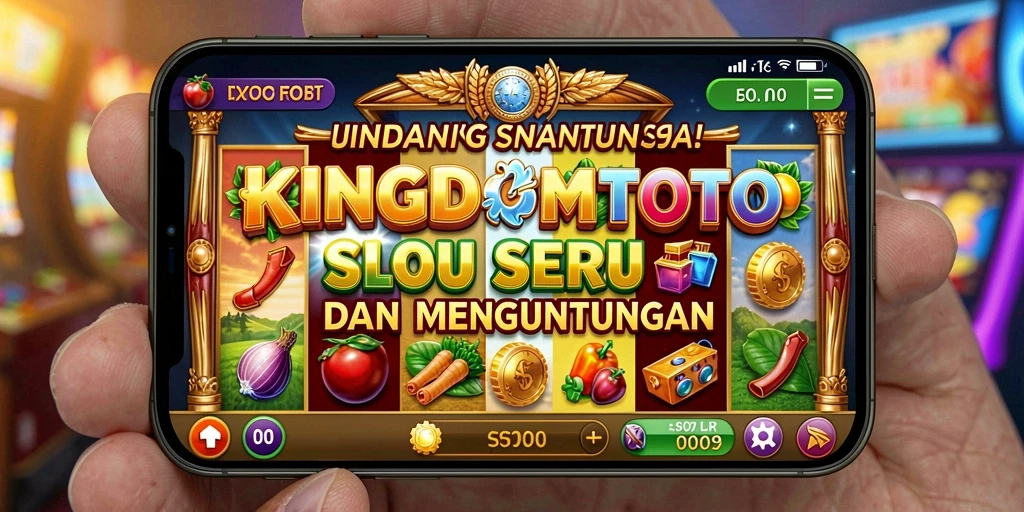 Tampilan gameplay KINGDOMTOTO yang menarik dan penuh warna.