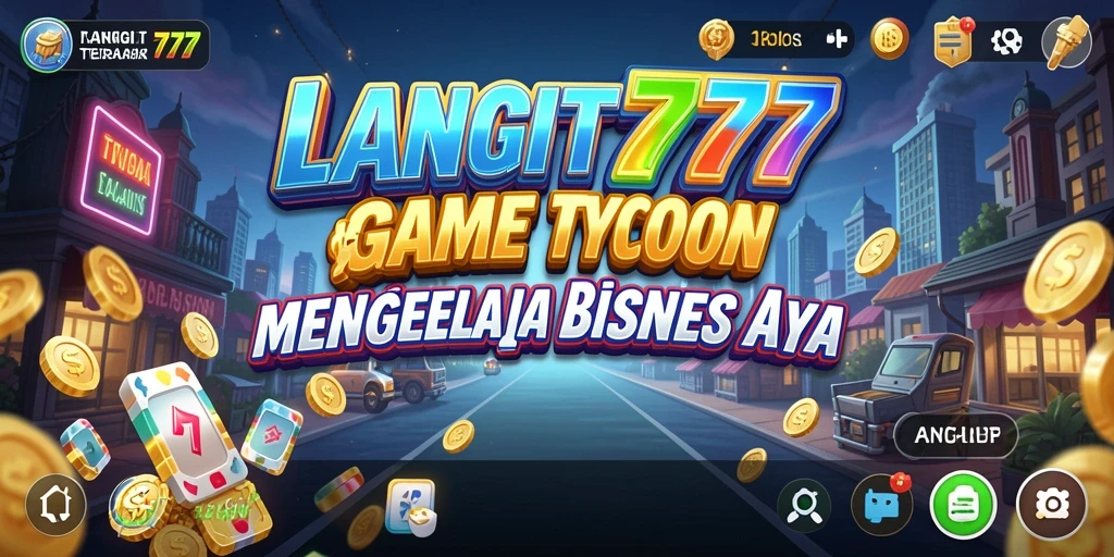Tampilan gameplay LANGIT777 yang menarik dengan elemen Tycoon yang mendalam.