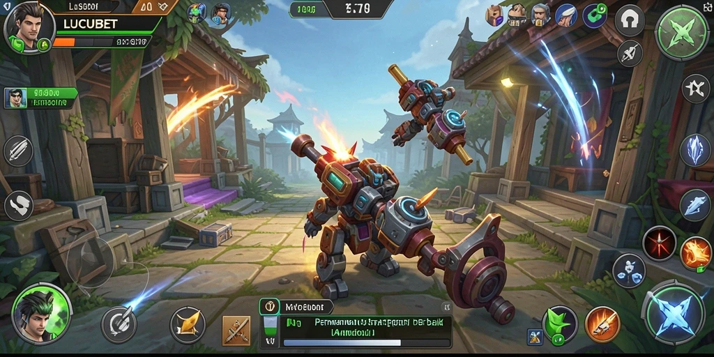 Tampilan gameplay menarik dari LUCUBET yang penuh strategi.