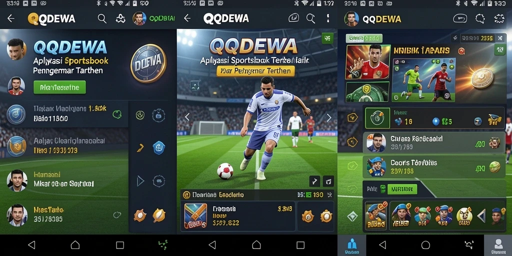 Screenshot utama QQDEWA menampilkan antarmuka Sportsbook yang menarik.