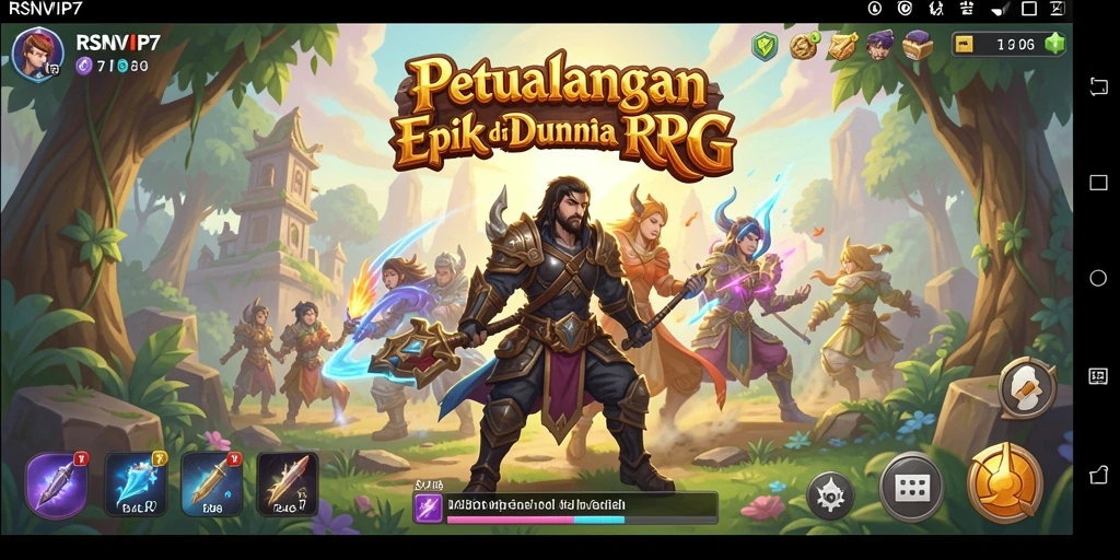 Gameplay menarik dari RSNVIP7 yang menunjukkan aksi RPG yang seru.