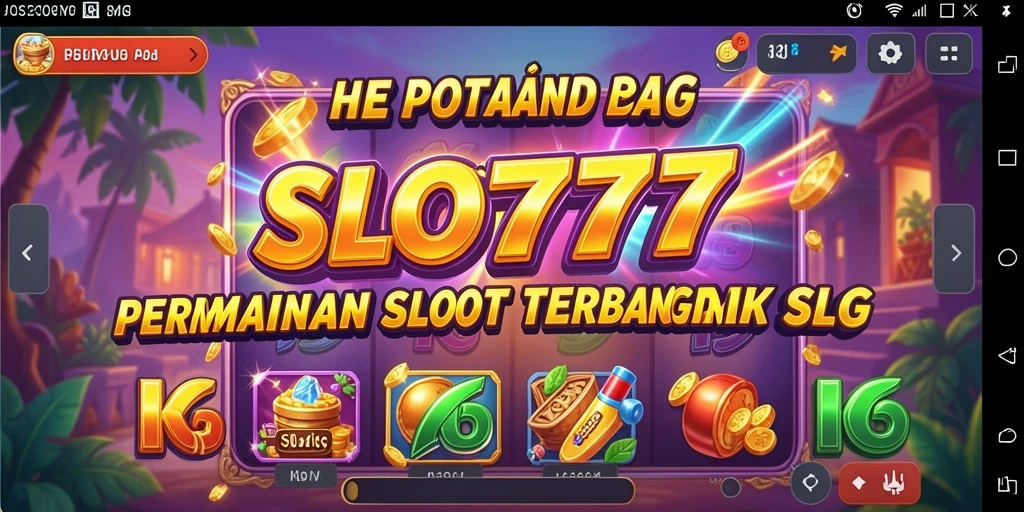 Tampilan gameplay menarik SLOT777 dengan fitur slot yang beragam.