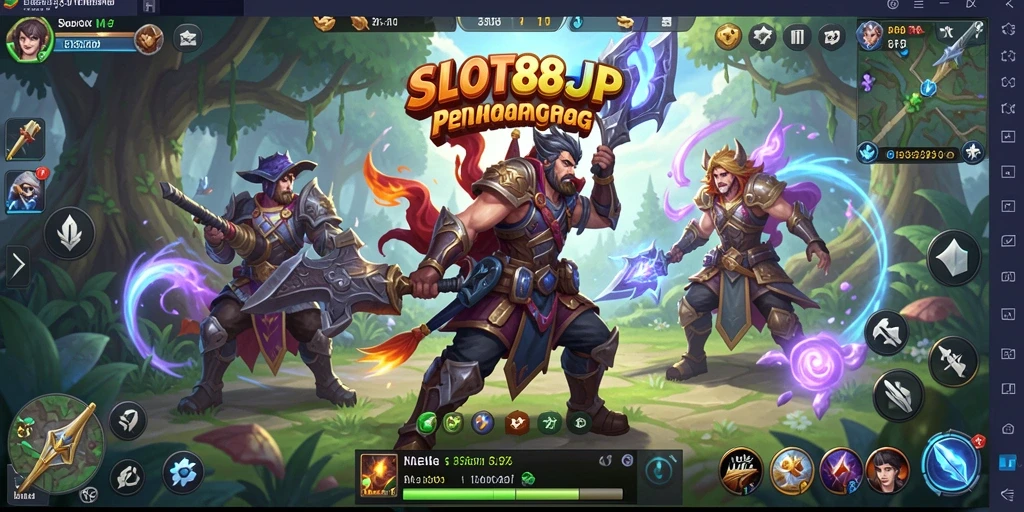 Tangkapan layar menampilkan gameplay SLOT88JP yang mendebarkan dan interaktif.