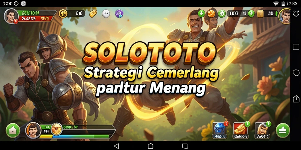 Tampilan gameplay SOLOTOTO yang menegangkan dan strategis.