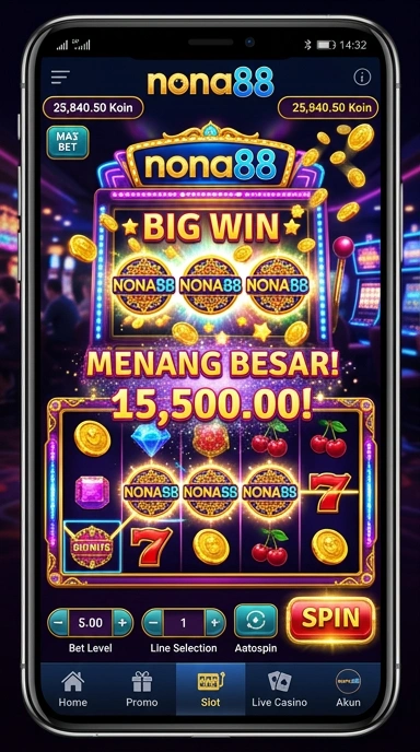 Antarmuka pengguna yang ramah di aplikasi nona88.
